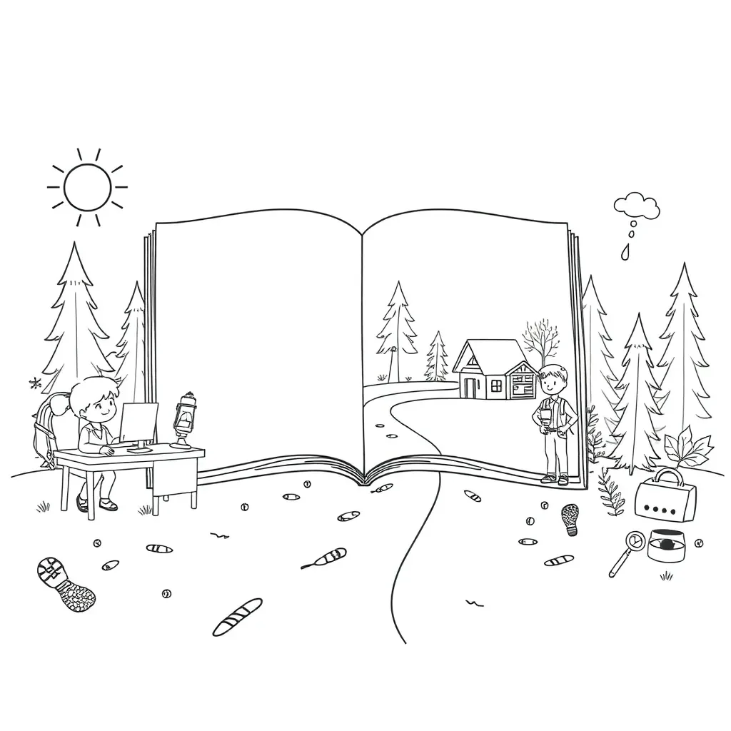 Worksheet illustration