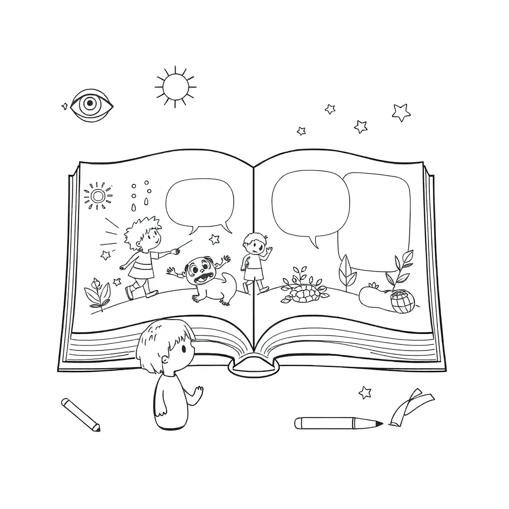 Worksheet illustration