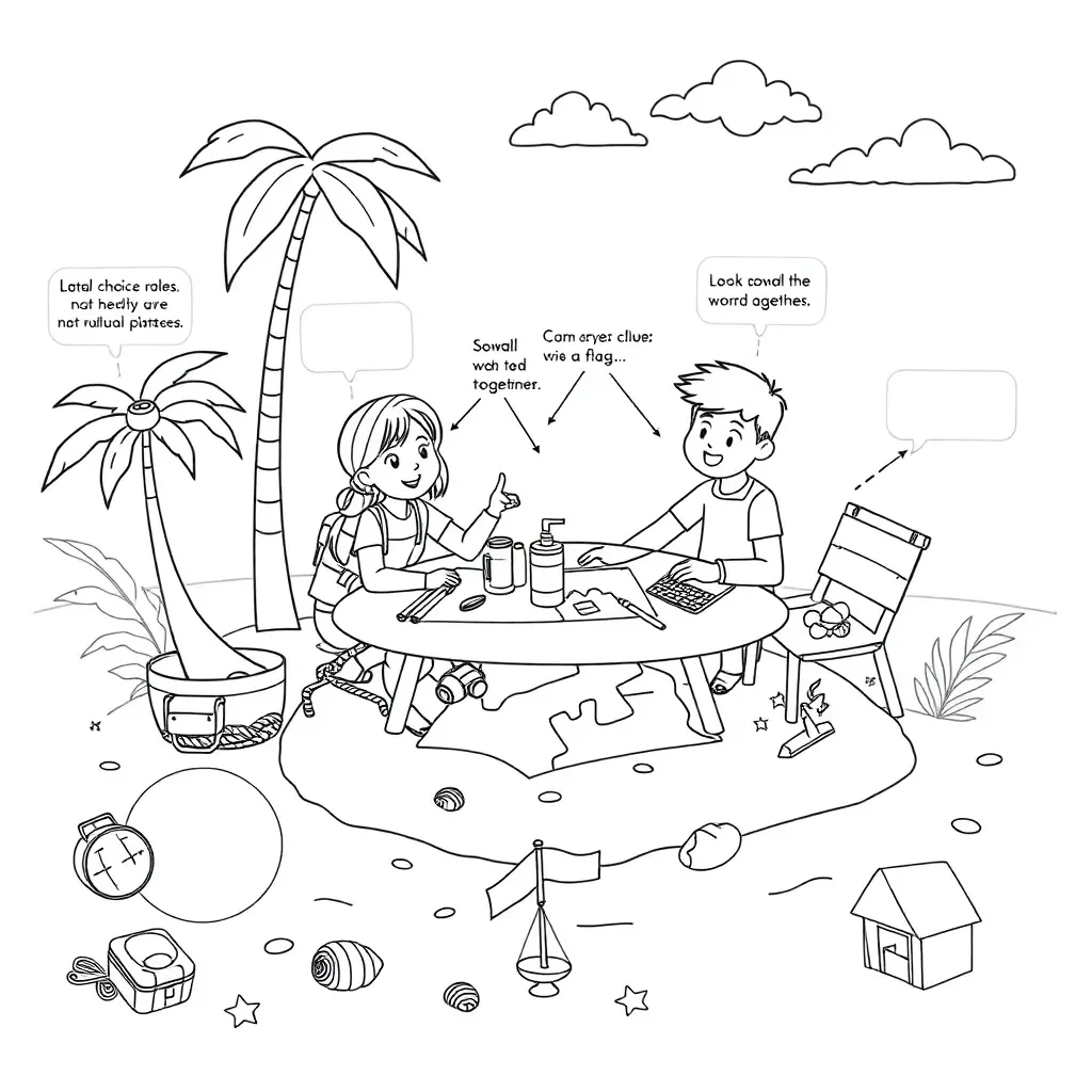 Worksheet illustration