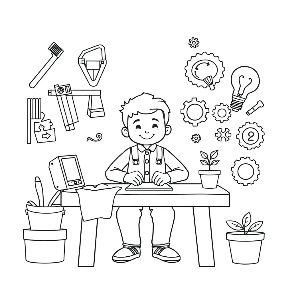 Worksheet illustration