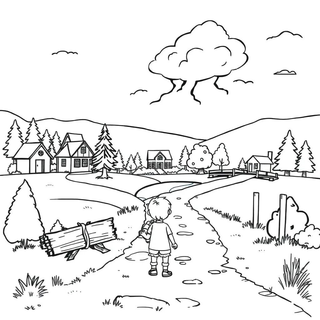 Worksheet illustration