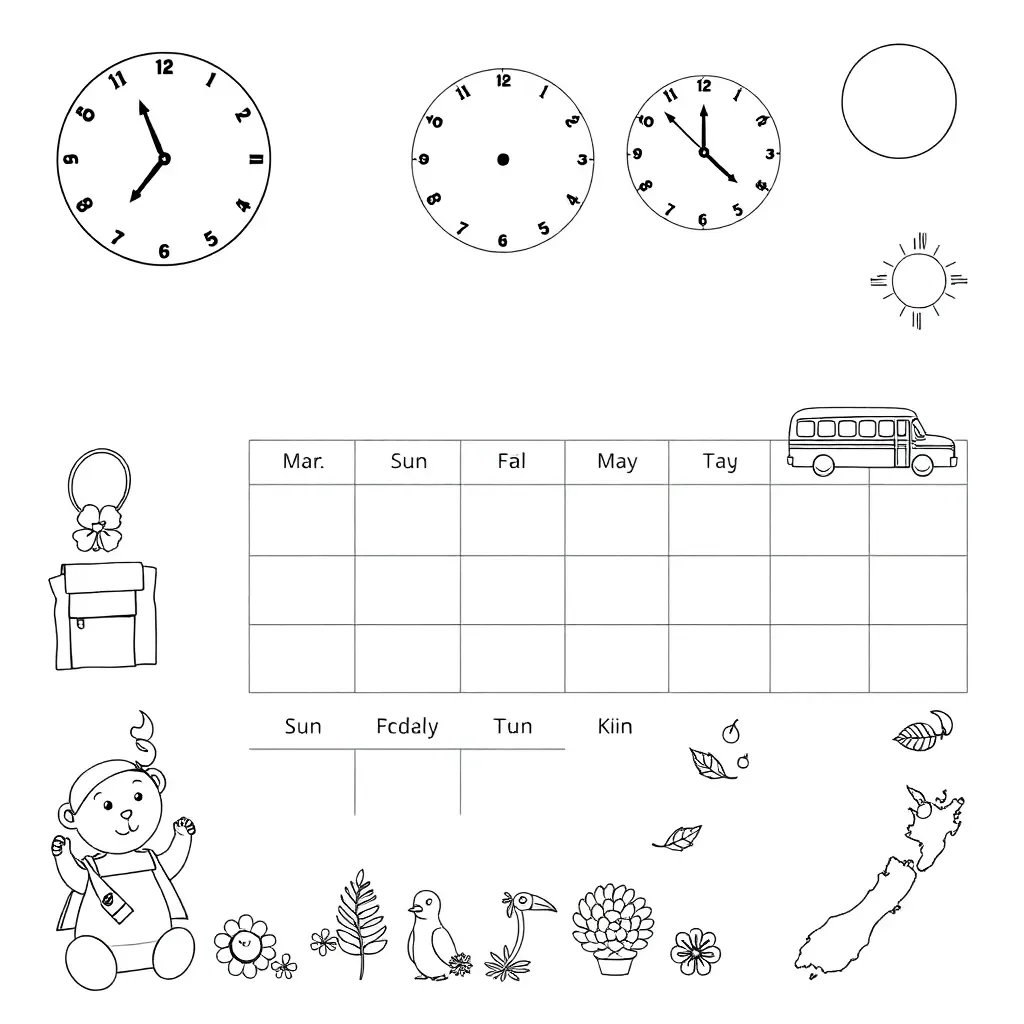 Worksheet illustration