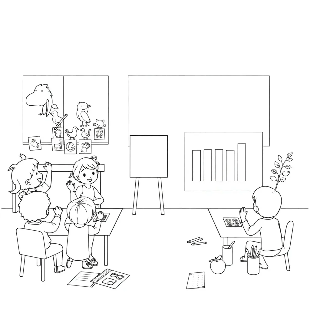 Worksheet illustration