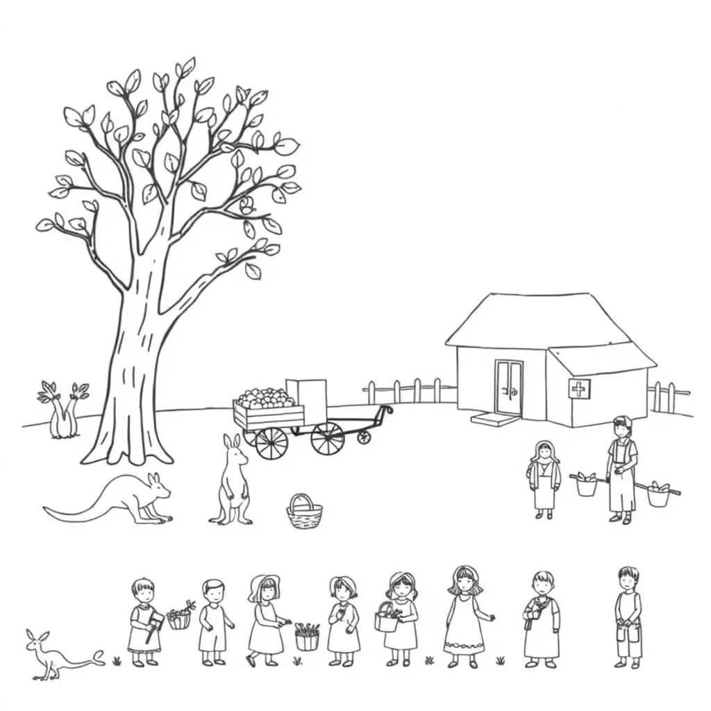 Worksheet illustration