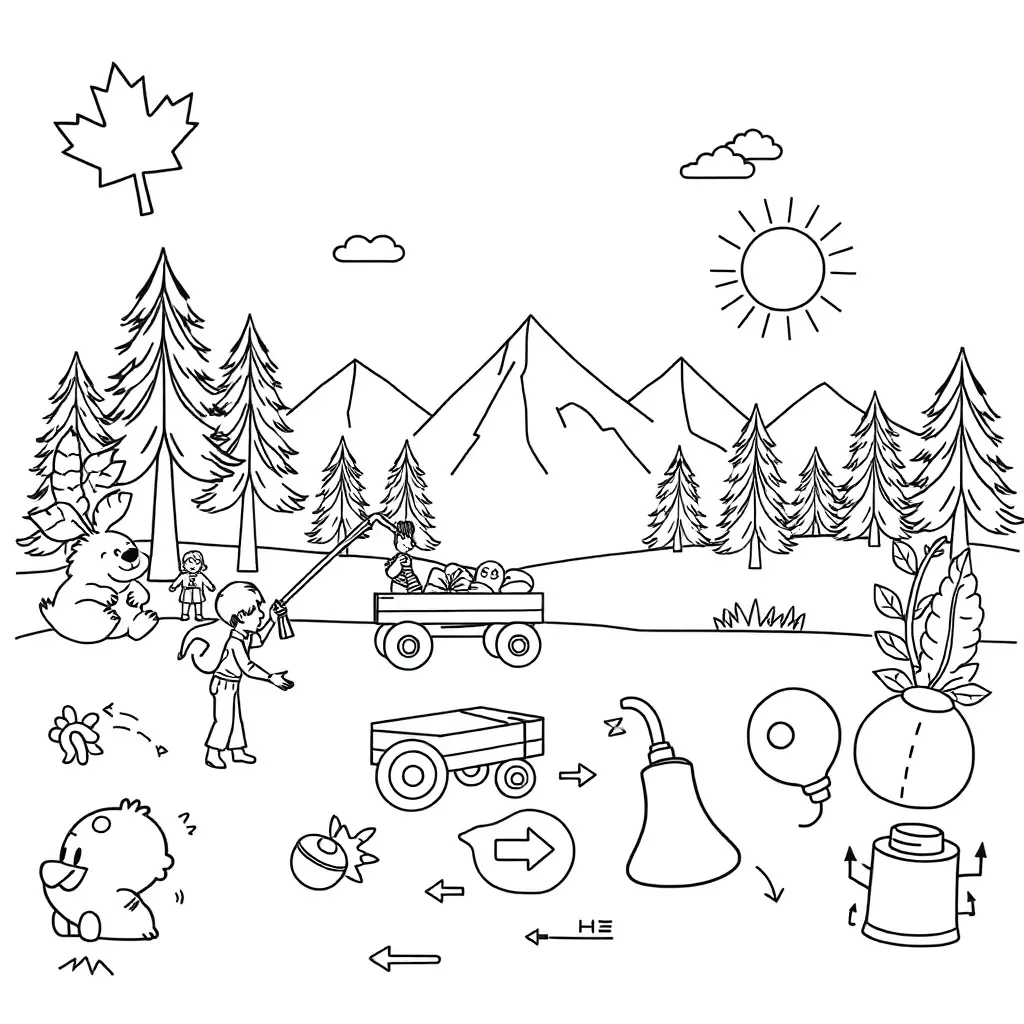 Worksheet illustration