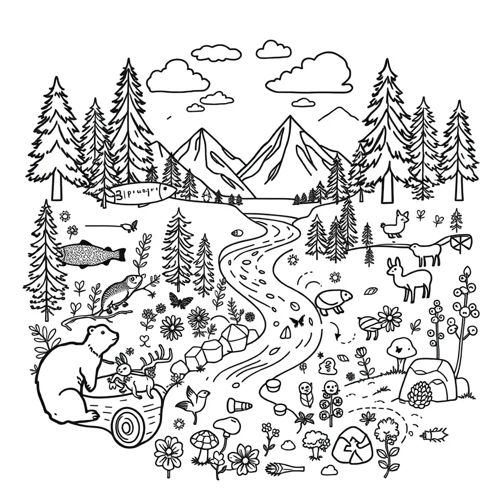 Worksheet illustration