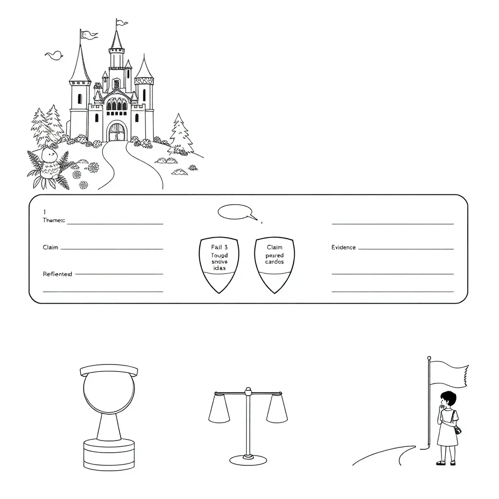 Worksheet illustration