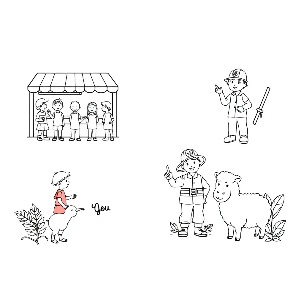 Worksheet illustration