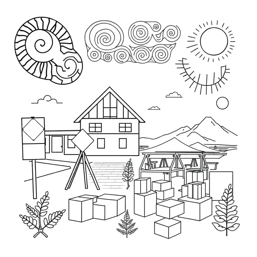 Worksheet illustration