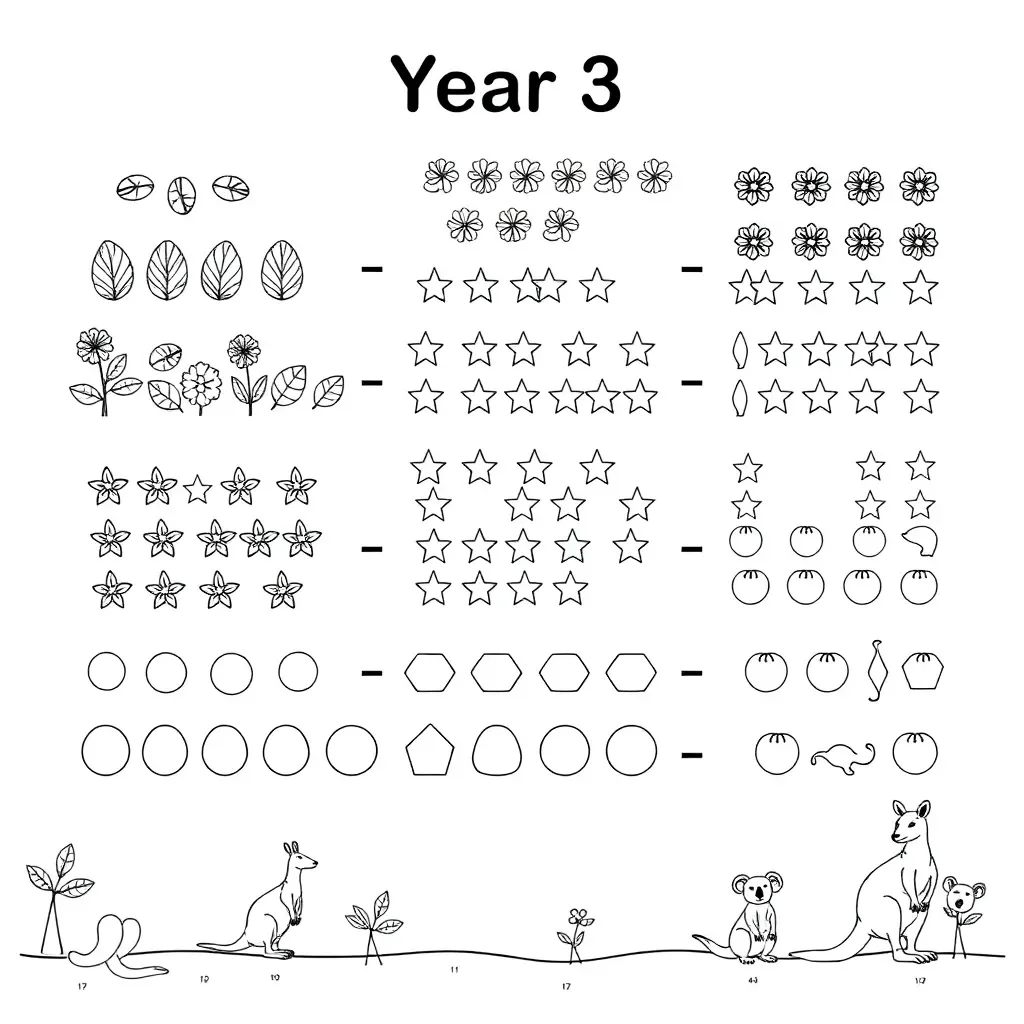 Worksheet illustration