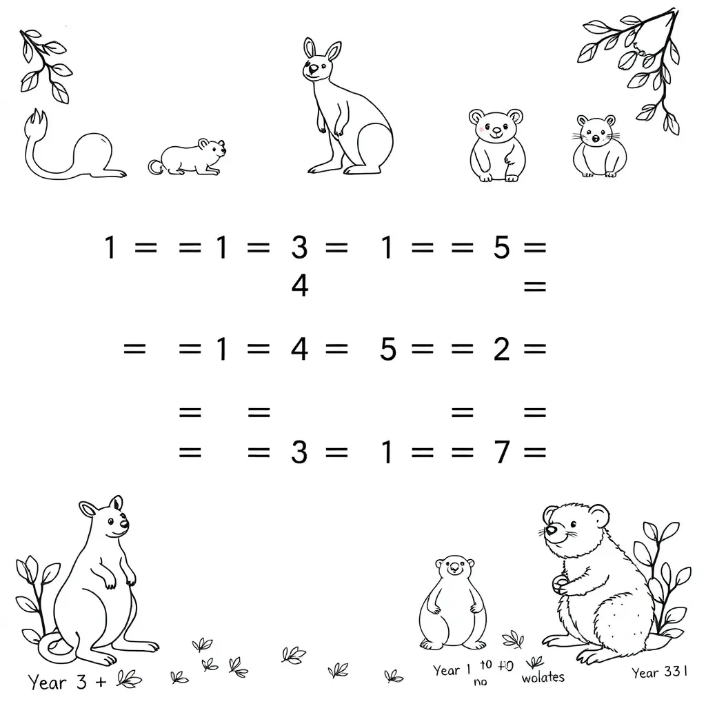 Worksheet illustration