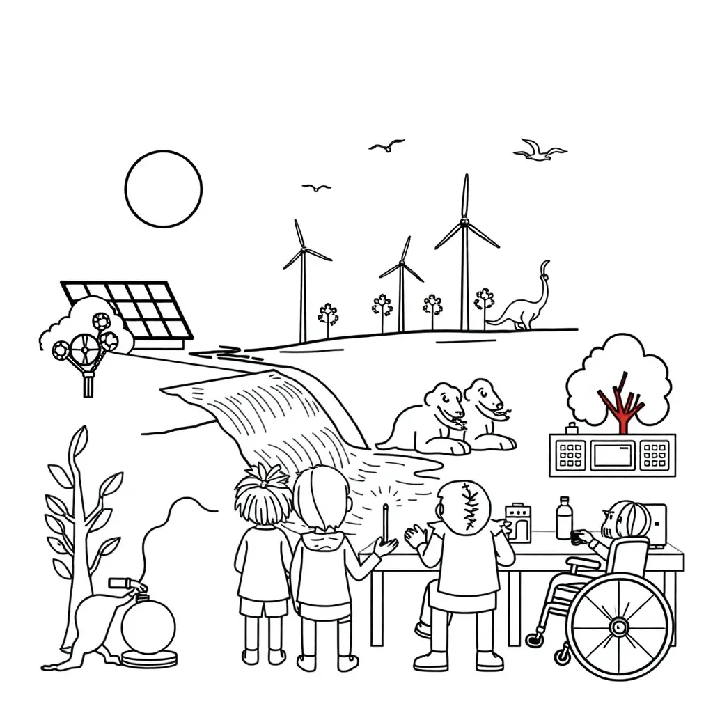 Worksheet illustration