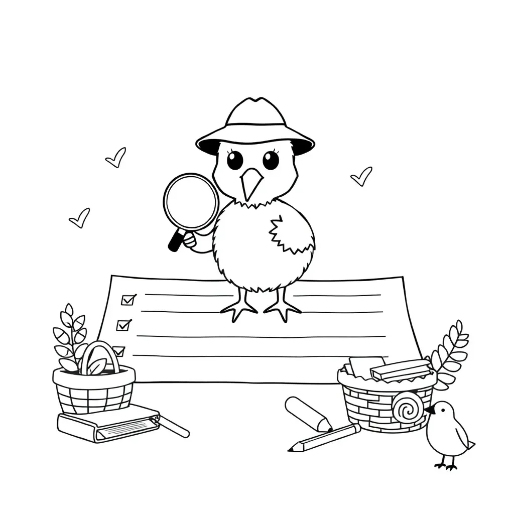 Worksheet illustration