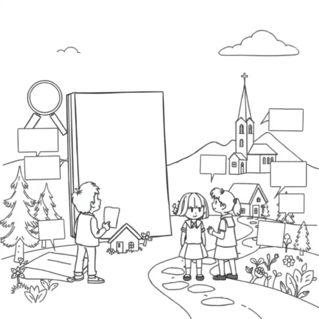 Worksheet illustration