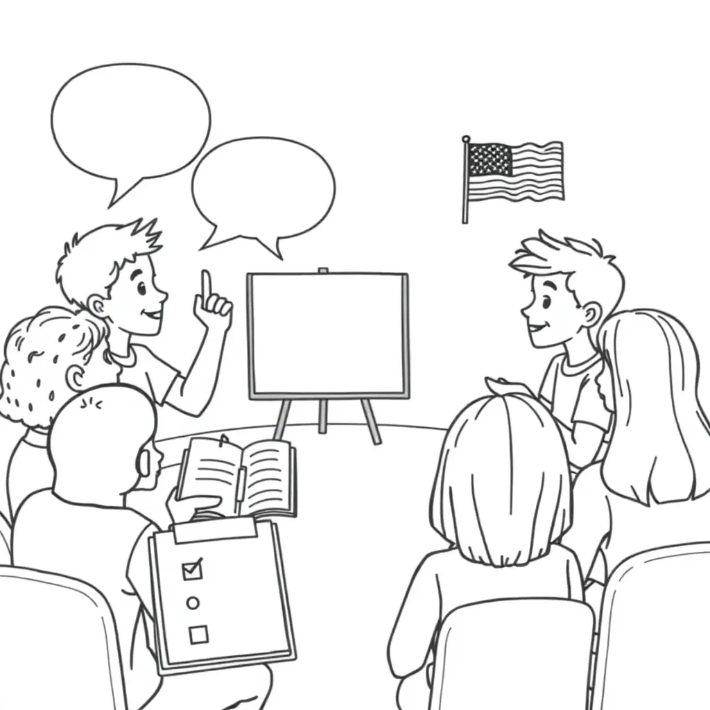 Worksheet illustration