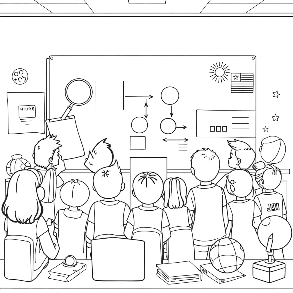 Worksheet illustration