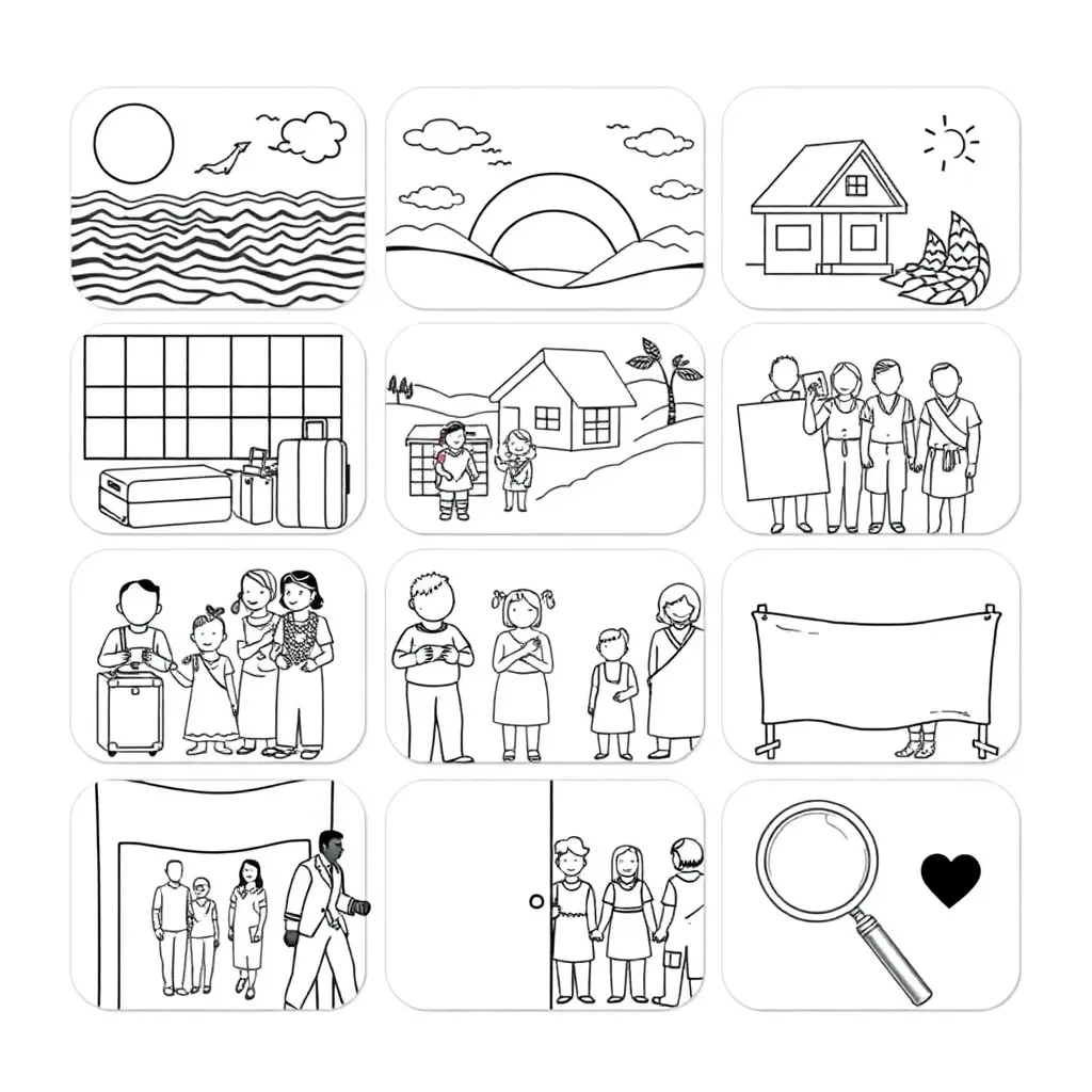 Worksheet illustration
