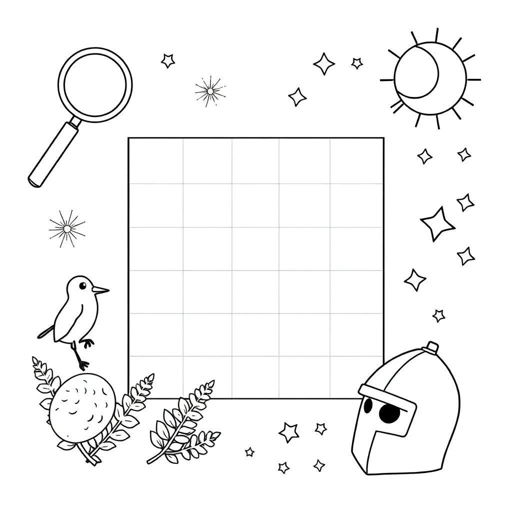 Worksheet illustration