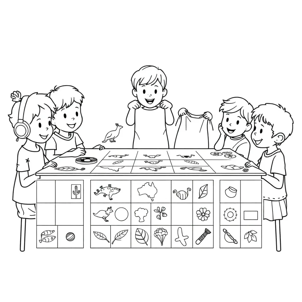 Worksheet illustration