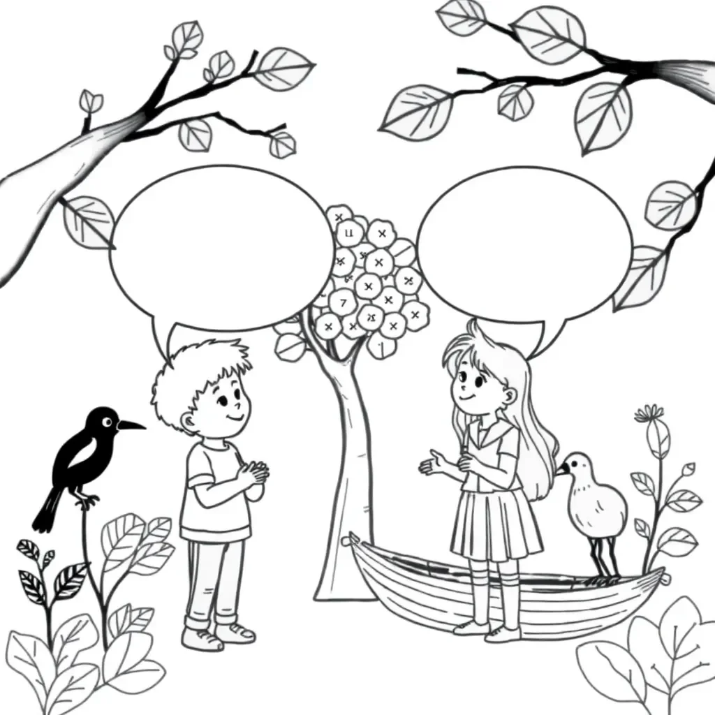 Worksheet illustration