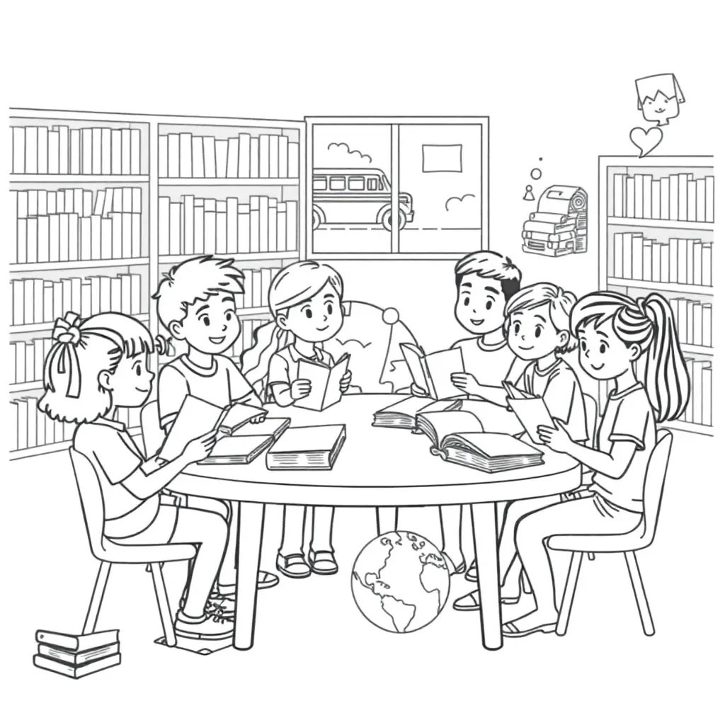 Worksheet illustration