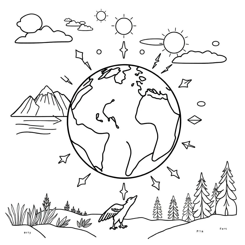 Worksheet illustration