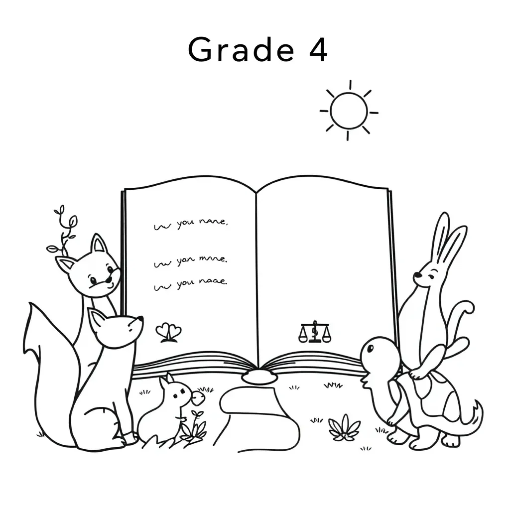 Worksheet illustration