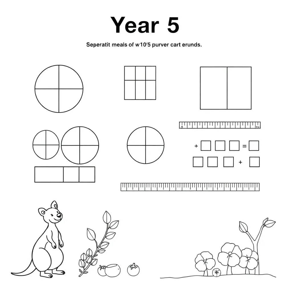 Worksheet illustration
