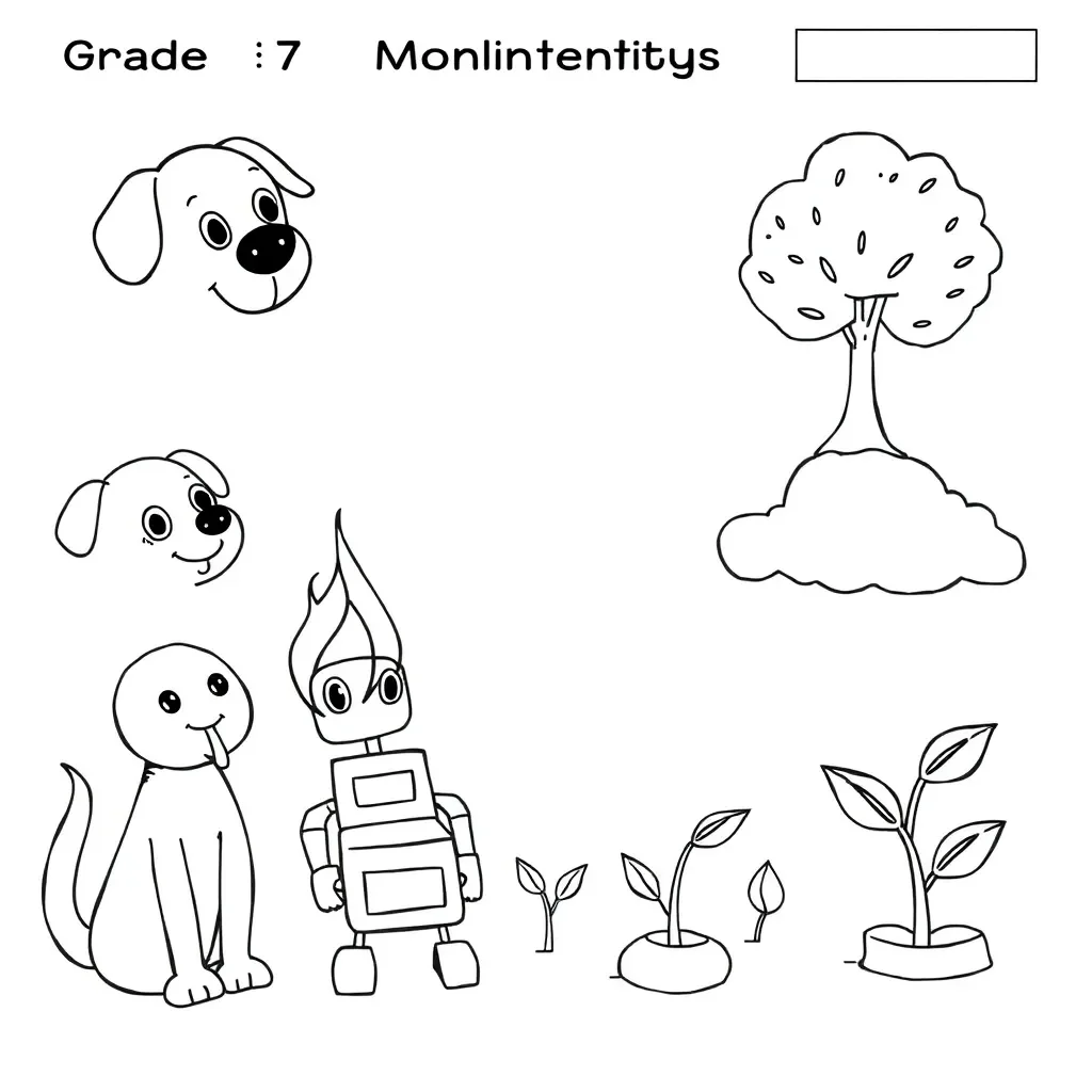 Worksheet illustration
