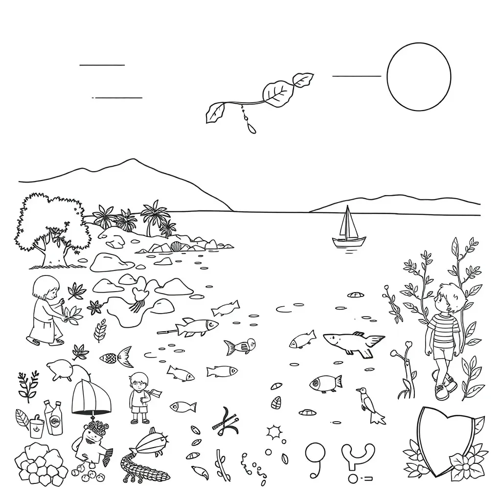 Worksheet illustration