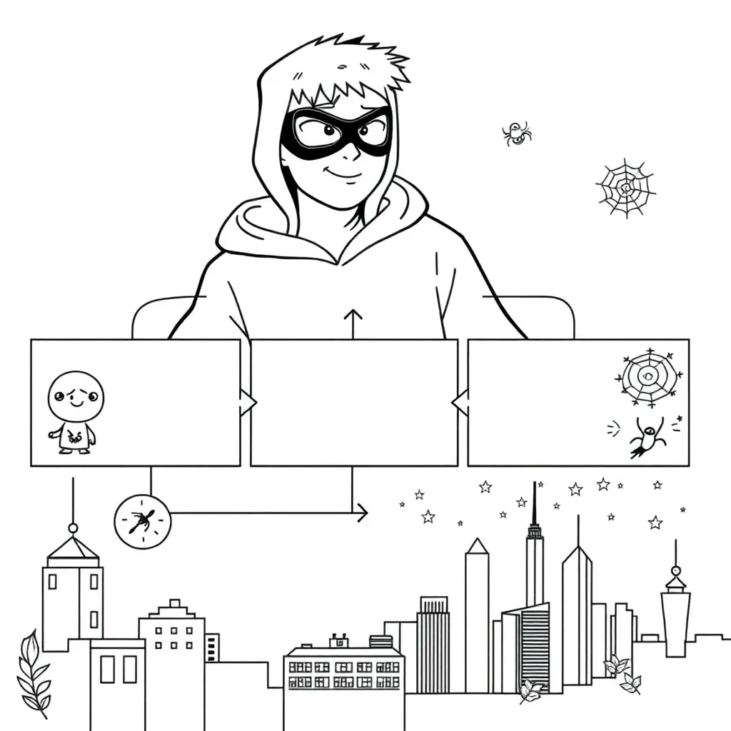 Worksheet illustration