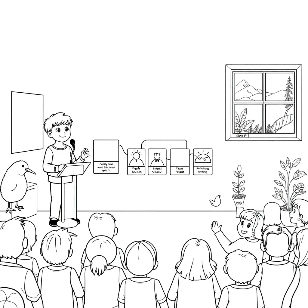 Worksheet illustration