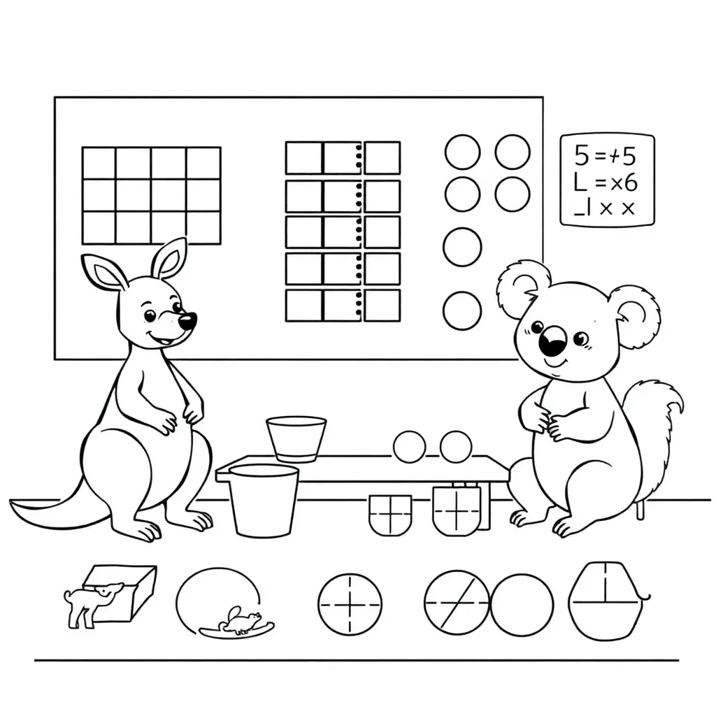 Worksheet illustration