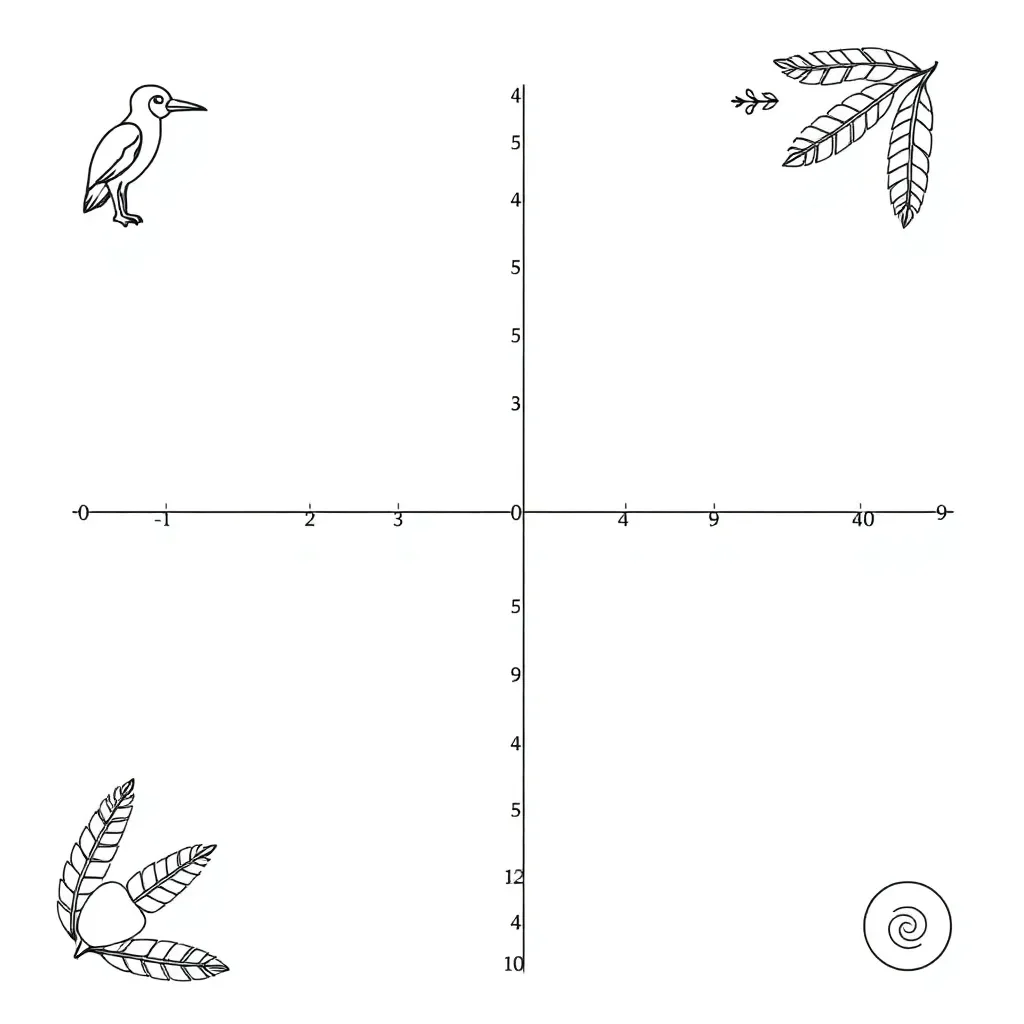 Coordinate plane illustration