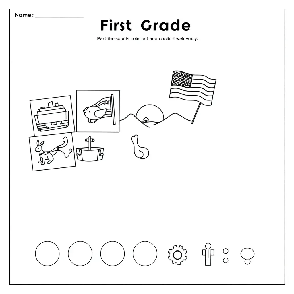 Worksheet illustration