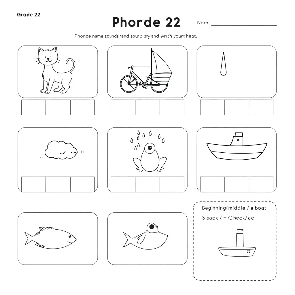 Worksheet illustration