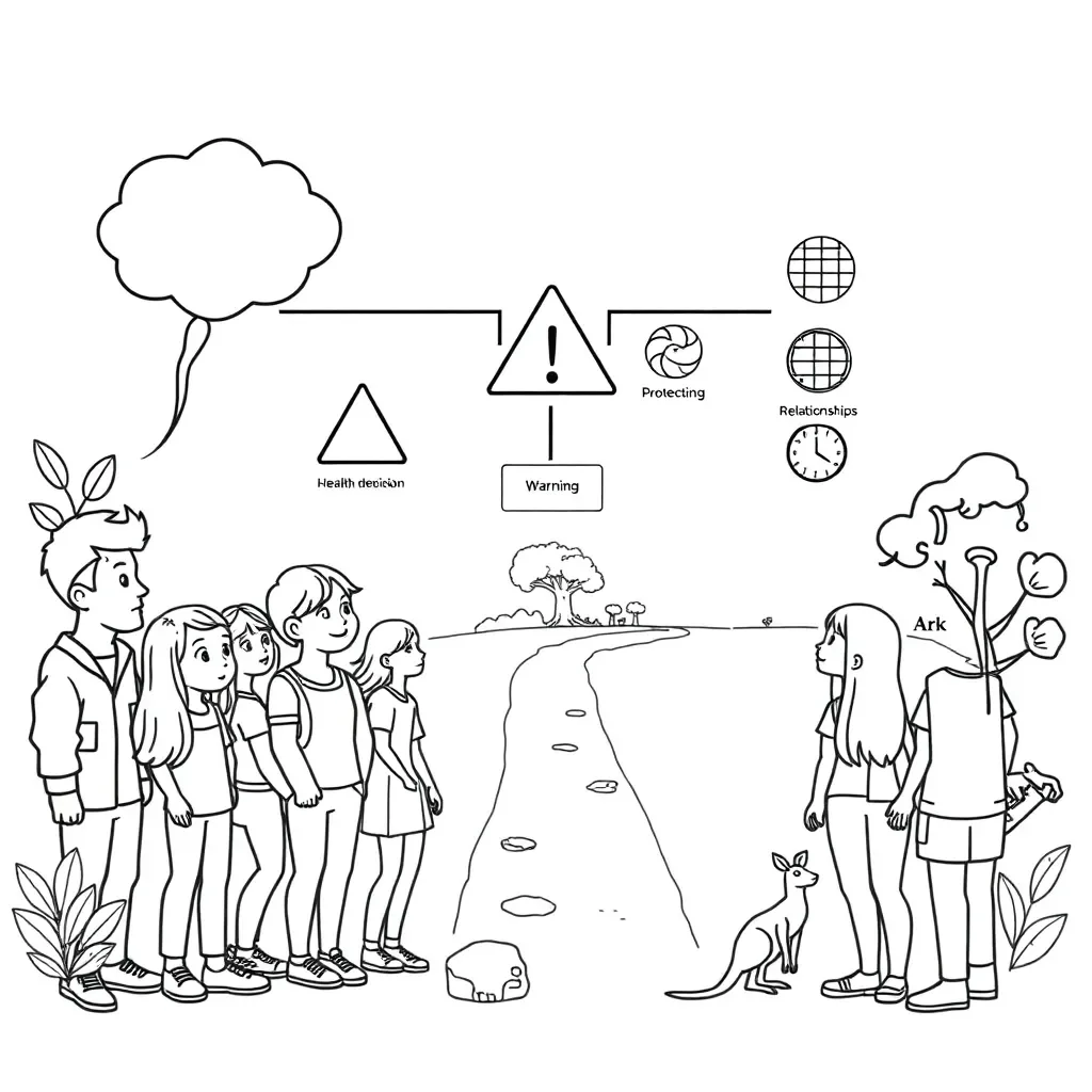 Worksheet illustration