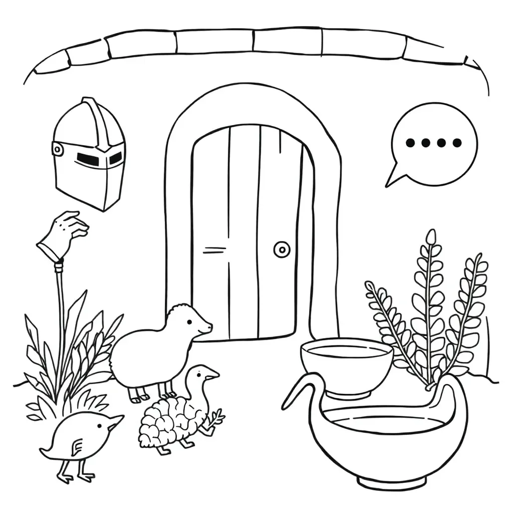 Worksheet illustration