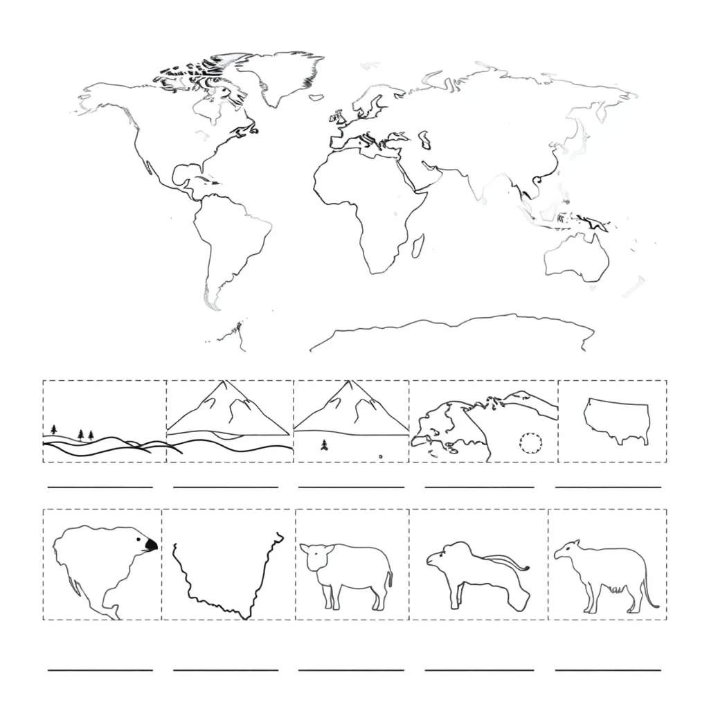 Worksheet illustration