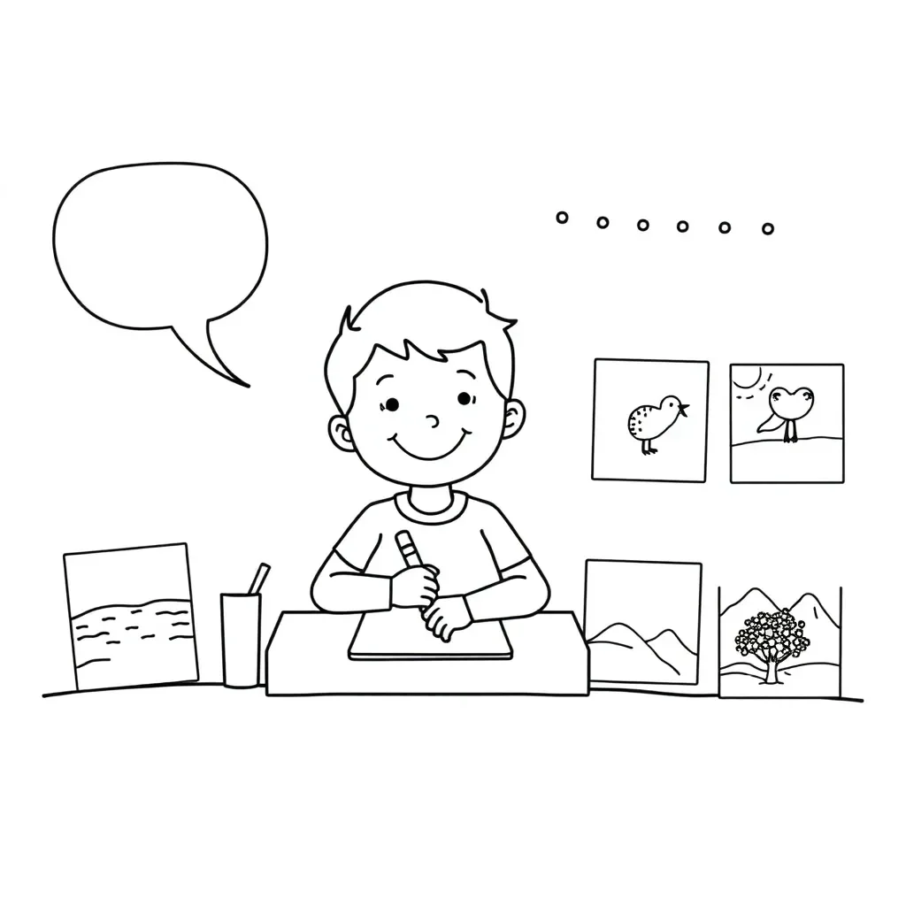 Worksheet illustration