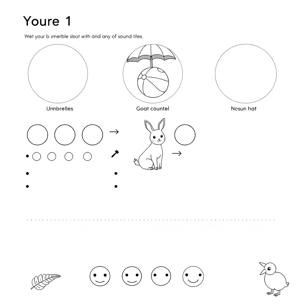 Worksheet illustration
