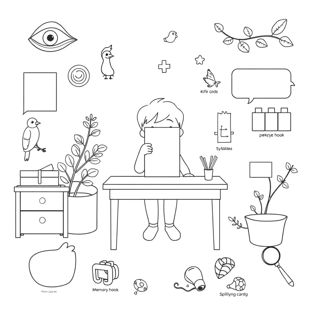 Worksheet illustration