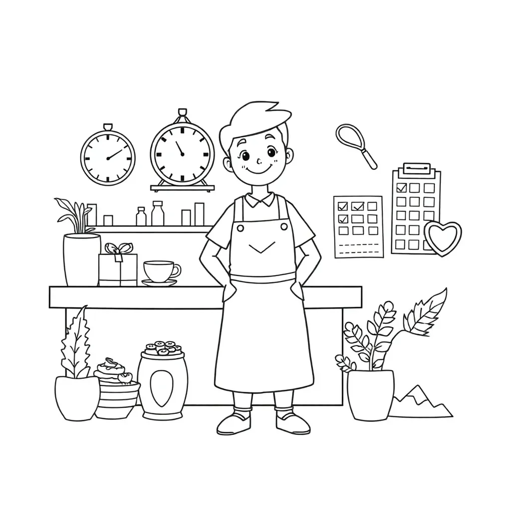 Worksheet illustration