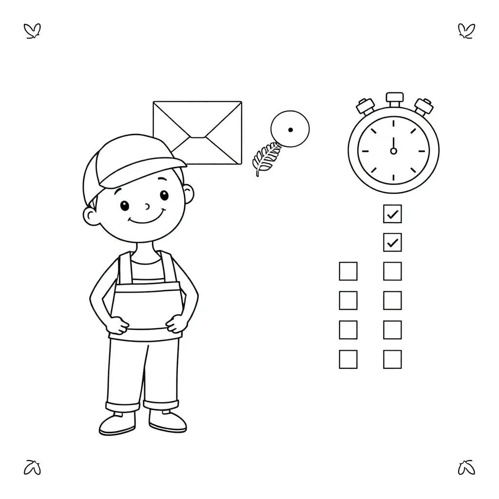 Worksheet illustration