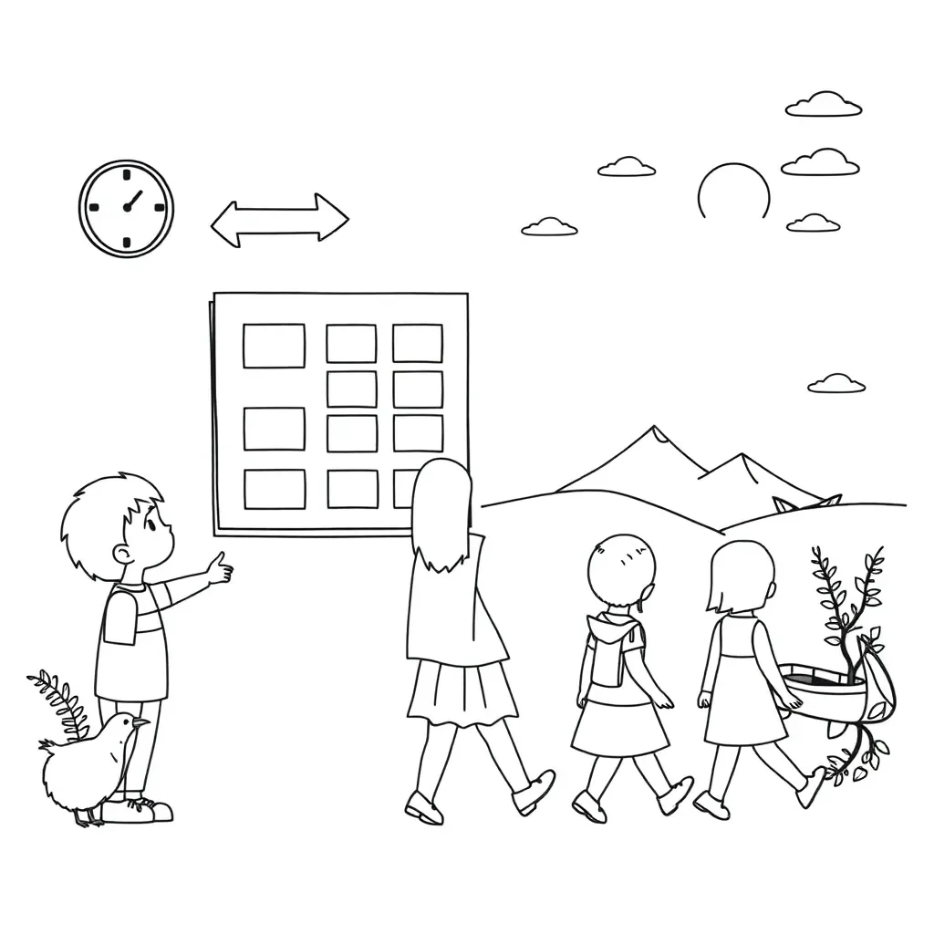 Worksheet illustration