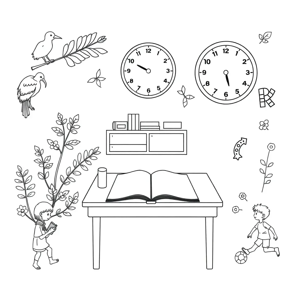 Worksheet illustration
