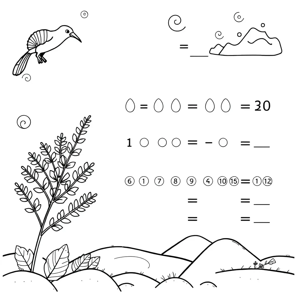 Worksheet illustration