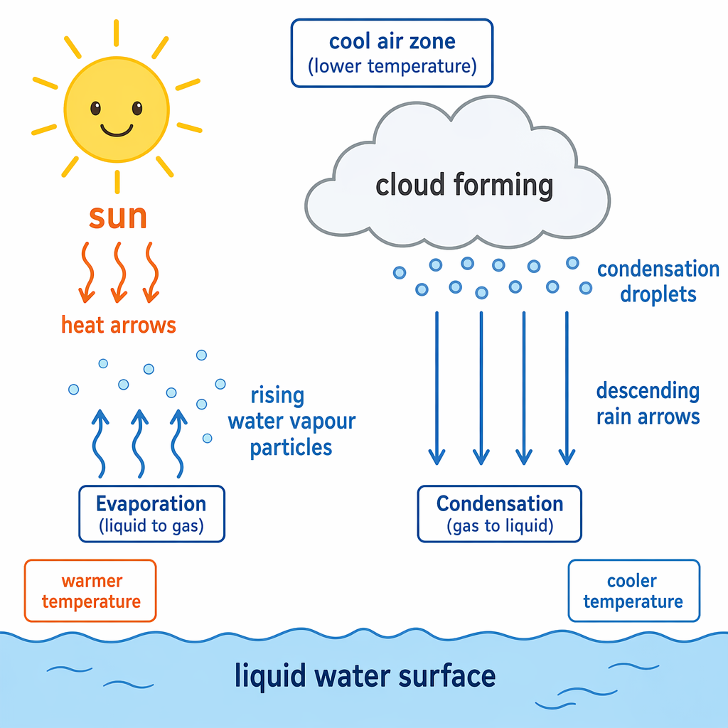 Step 1: Evaporation