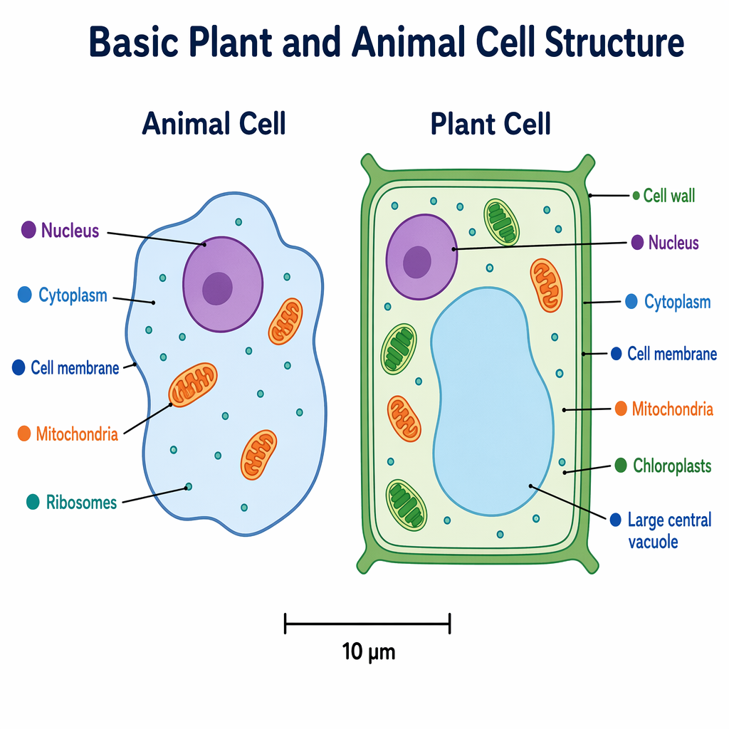 Cell Structure: Animals vs Plants