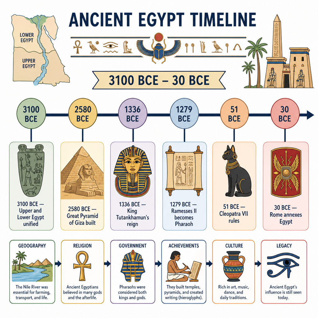Ancient Egypt Timeline